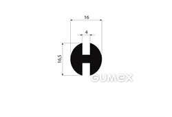GUMMIPROFILE H-FORM - EPDM